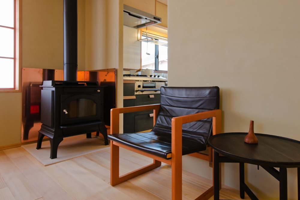 会場その4_薪ストーブ